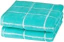 ROSS Cashmere Überkaro Handtücher Bleached Aqua Kariert Frottier Bild 2