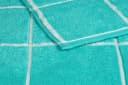 ROSS Cashmere Überkaro Handtücher Bleached Aqua Kariert Frottier Bild 4