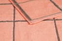 ROSS Cashmere Überkaro Handtücher Peach Pink Frottier 100% Baumwolle Bild 4