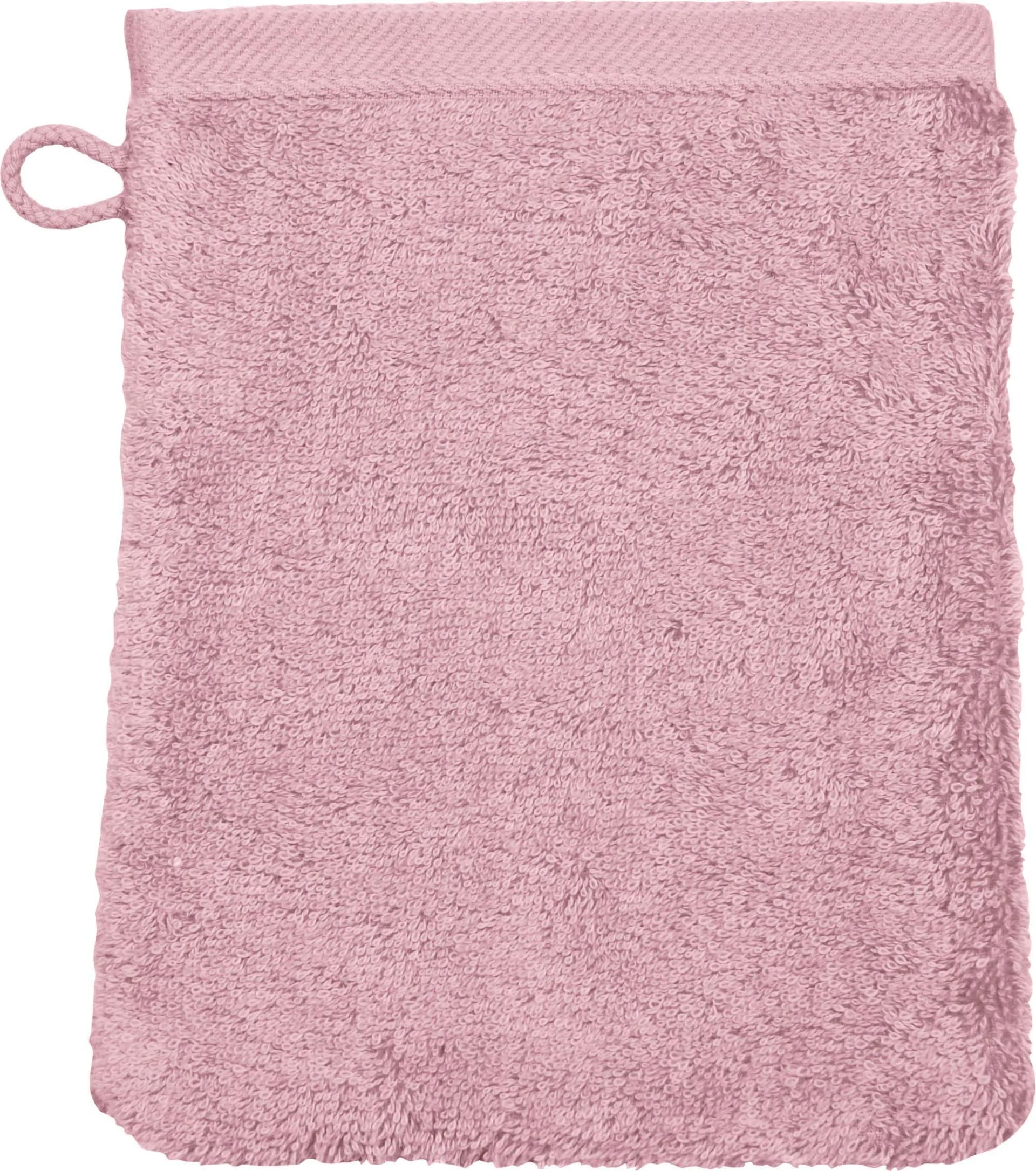 ROSS Vita Waschhandschuh Altrosa 100% Baumwolle Frottier - Bild 4