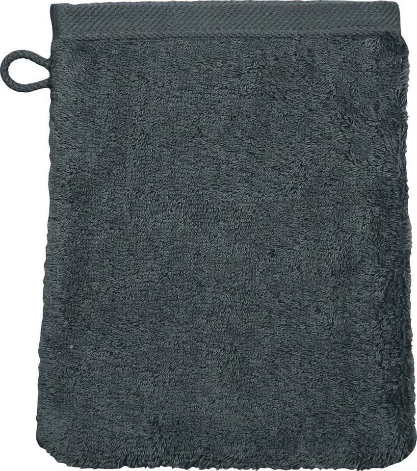ROSS Vita Waschhandschuh Grau Frottier 100% Baumwolle - Bild 2