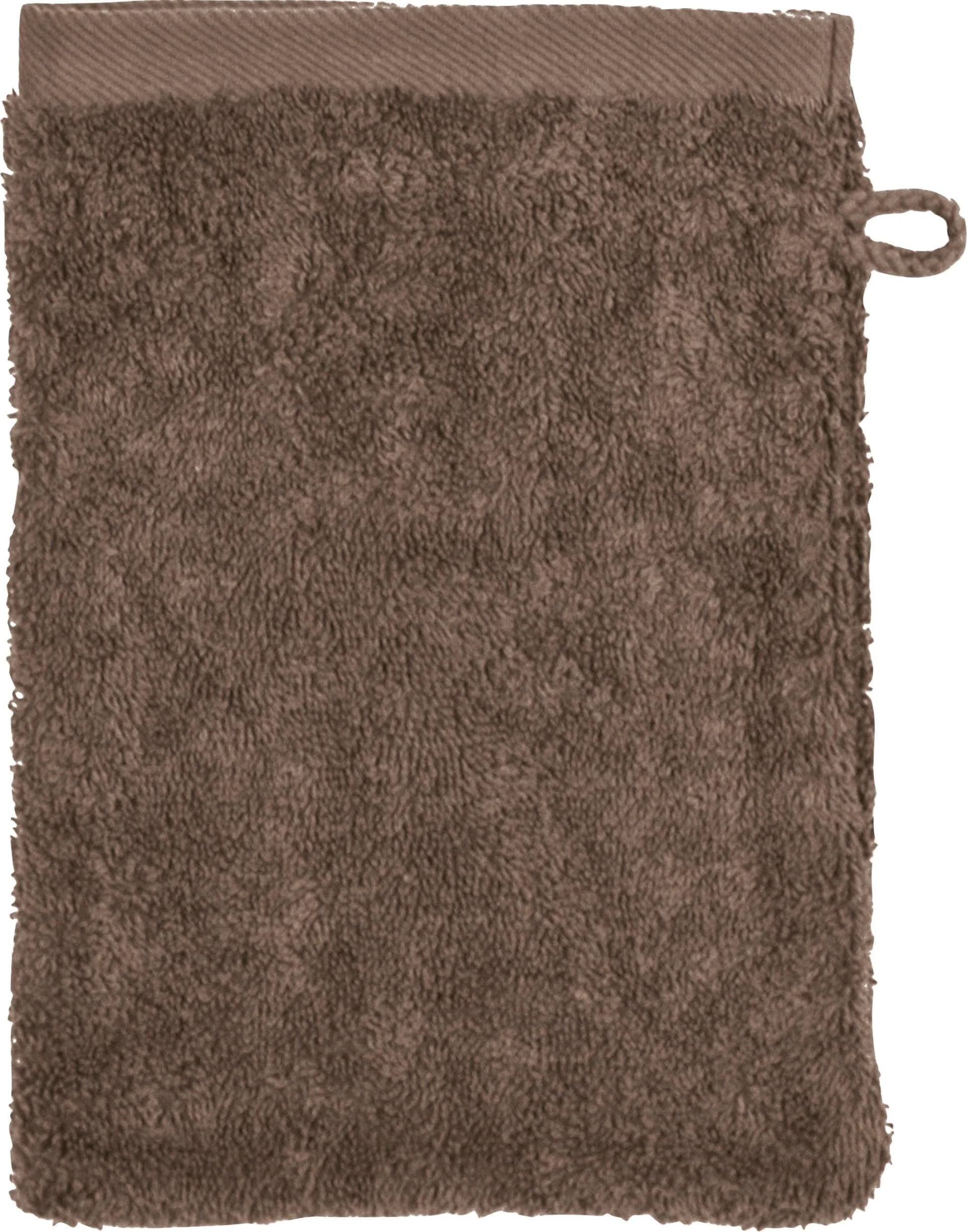 ROSS Sinfonie Waschhandschuh Taupe Frottier 100% Baumwolle - Bild 5