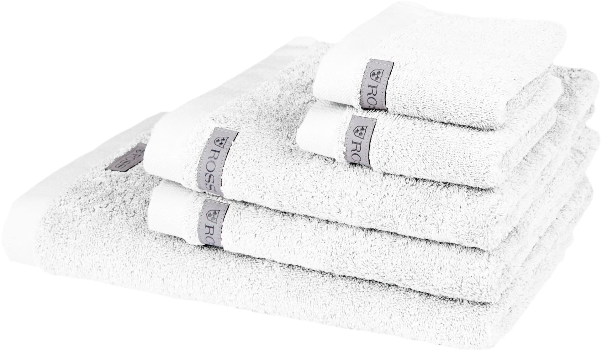 ROSS Handtuch Set Sinfonie 5-tlg. Weiß Frottier 100% Baumwolle