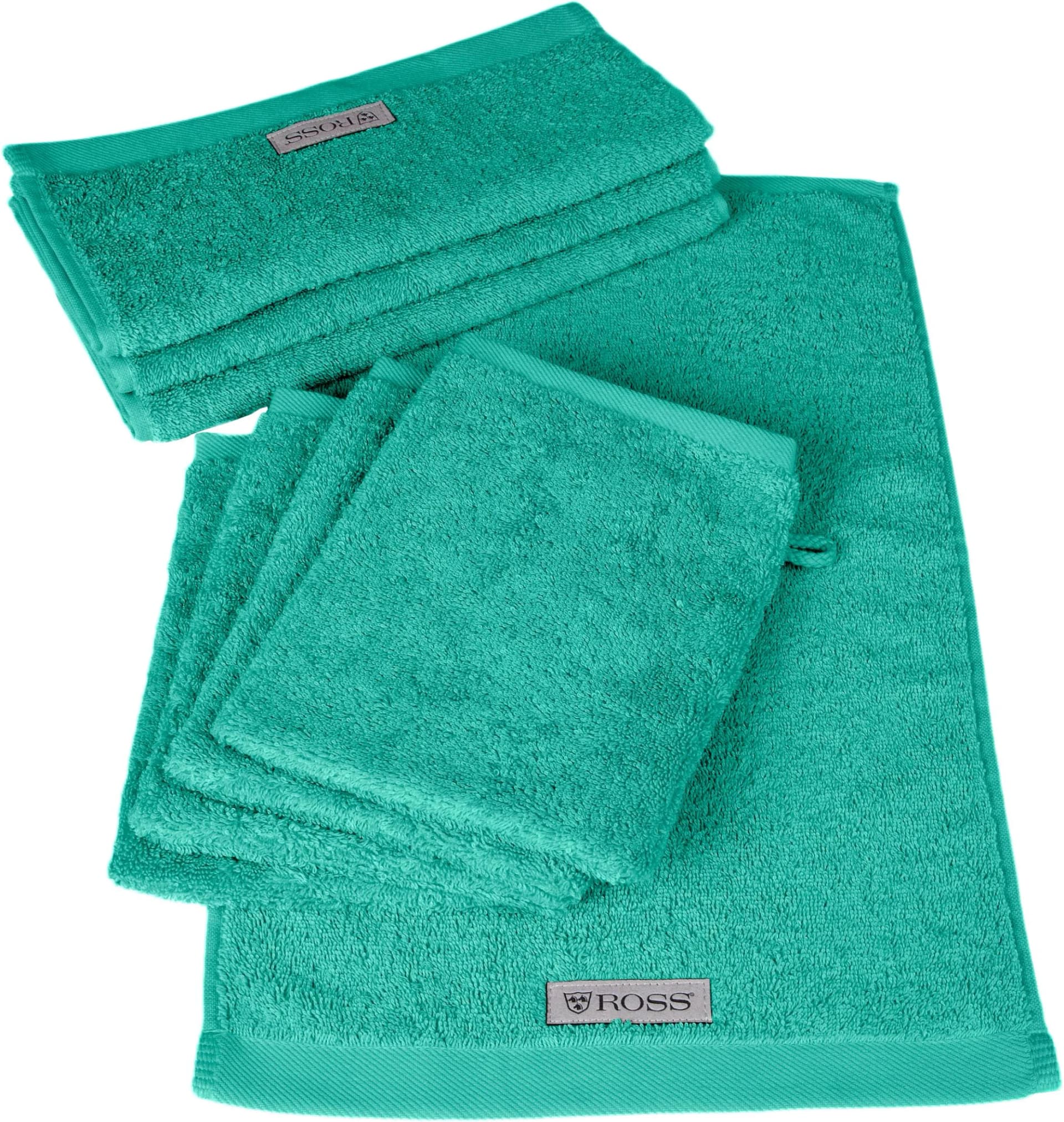 ROSS Handtuch Set Sinfonie Karibikblau 100% Baumwolle