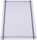 ROSS Exclusiv Geschirrtuch Silber Karofond 50x70 cm Bild 1