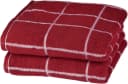 ROSS Cashmere Überkaro Handtücher Vino-Weiß Frottier 100% Baumwolle Bild 2