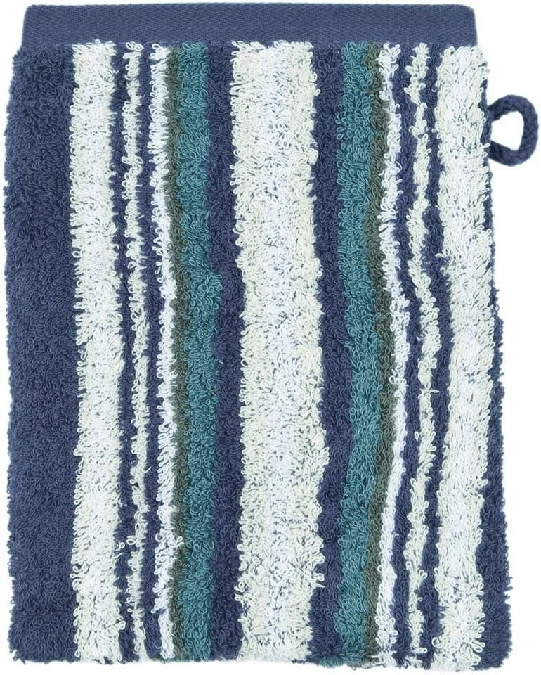 ROSS Waschhandschuh Sinfonie Denim Blau Frottier 100% Baumwolle - Bild 2