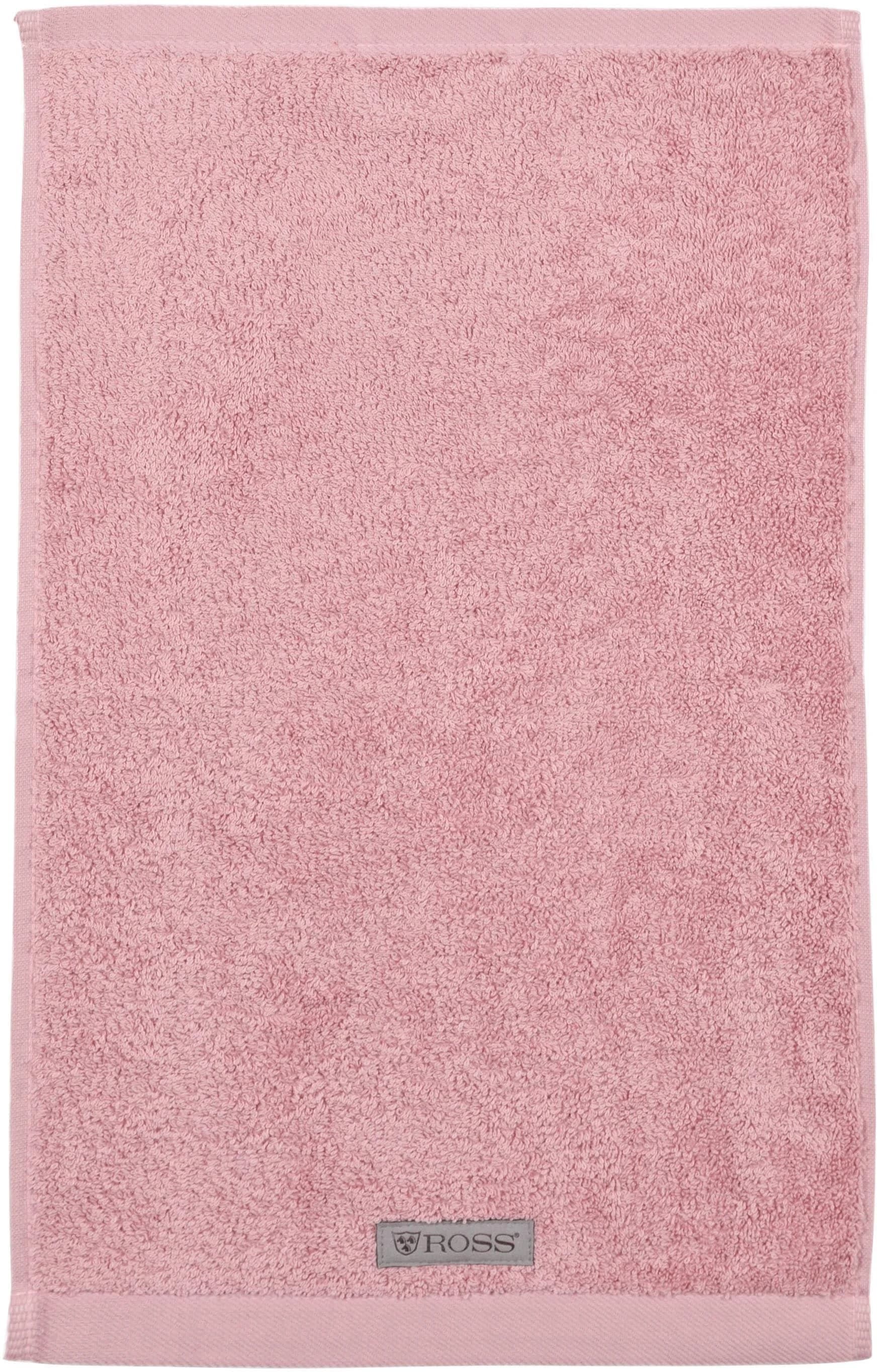 ROSS Gästehandtücher Sinfonie Frottier 6-teilig Rosa Modern - Bild 4