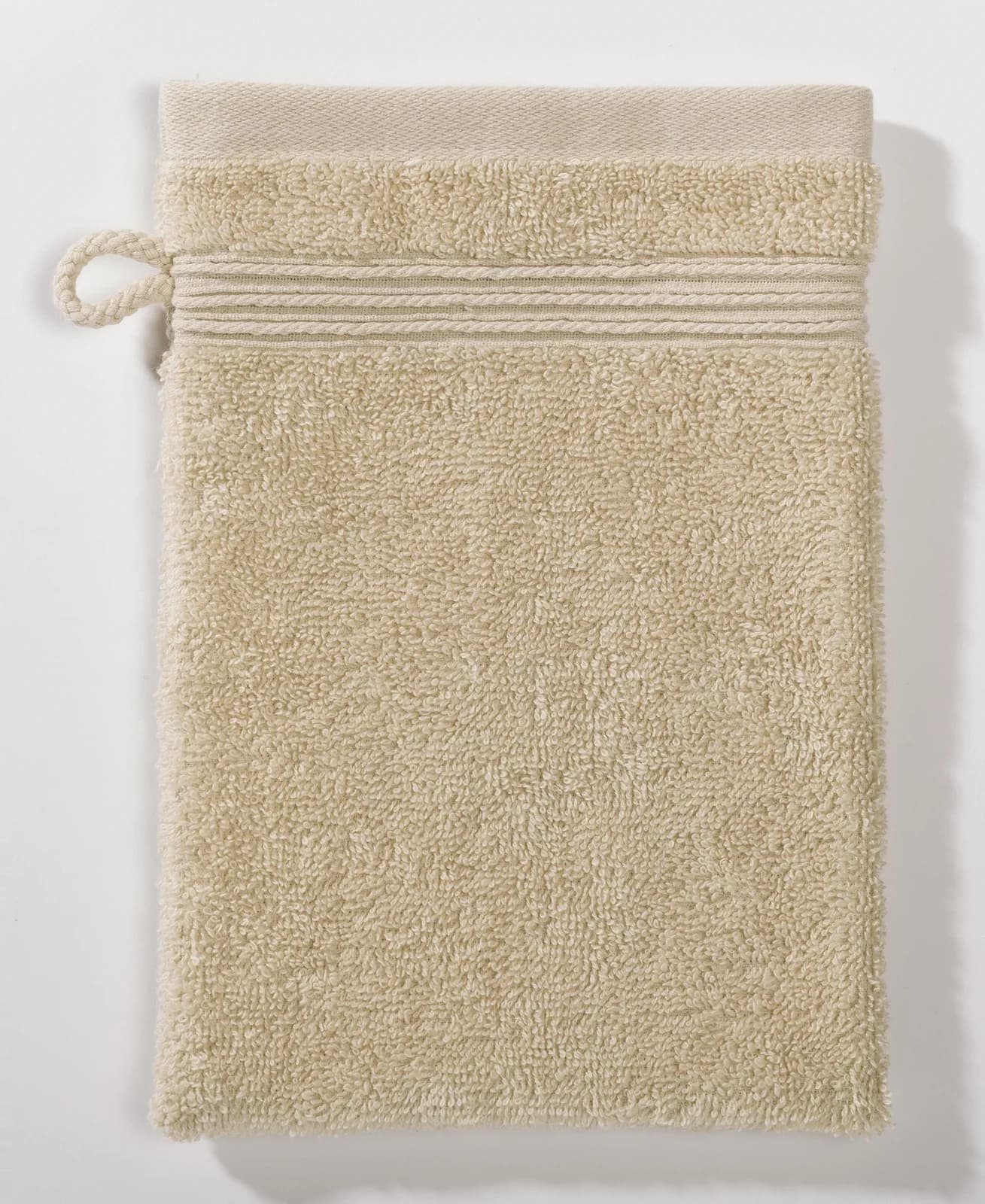 Waschhandschuh SAPHIR Caramel Baumwolle