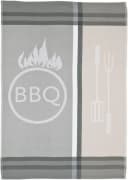 ROSS Geschirrtuch BBQ 3er-Set Grau Beige 100% Baumwolle Bild 1
