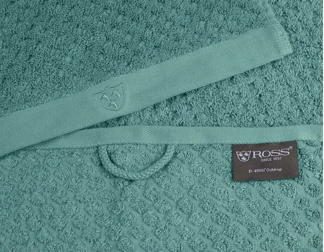 ROSS Harmony Duschtuch Grün 100% Baumwolle Frottier