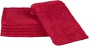 ROSS Premium Waschhandschuh Granat 100% Baumwolle 6er Set Bild 4