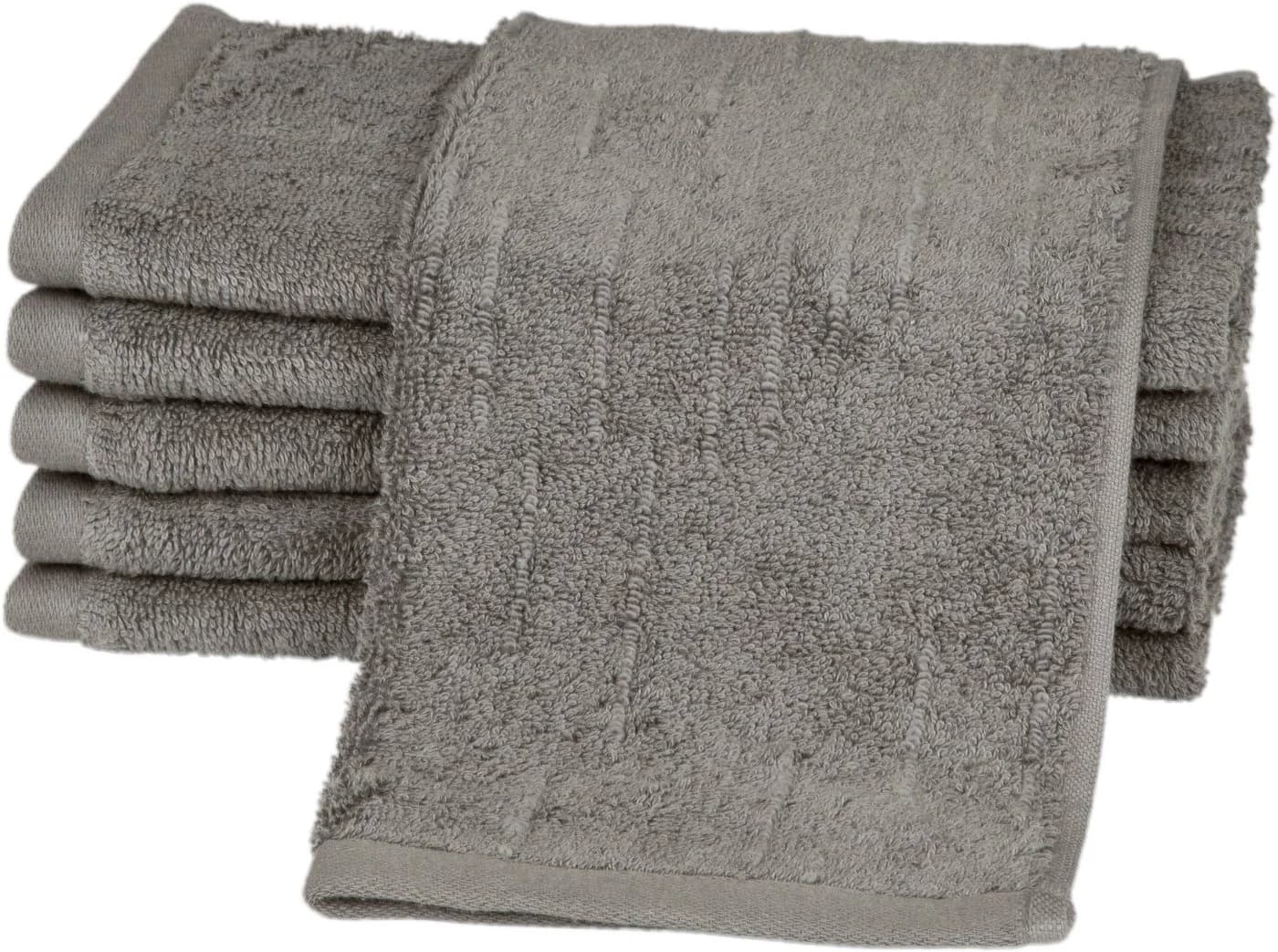 ROSS Premium Gästehandtuch Grau Schiefer 100% Baumwolle - Bild 2