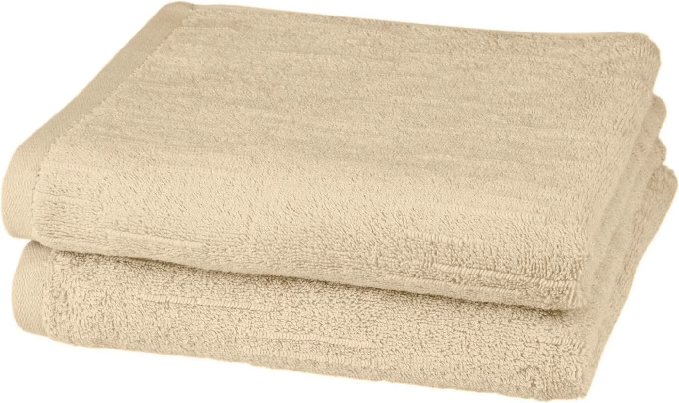 ROSS Premium Handtuch Beige Natur 100% Baumwolle Frottier - Bild 2