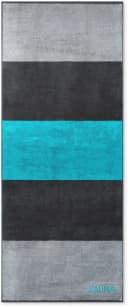 Saunatuch Ross Grau-Türkis Frottier 80x200 cm Bild 1