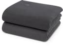 ROSS Waffelpique Handtuch Anthrazit 100% Baumwolle Bild 4