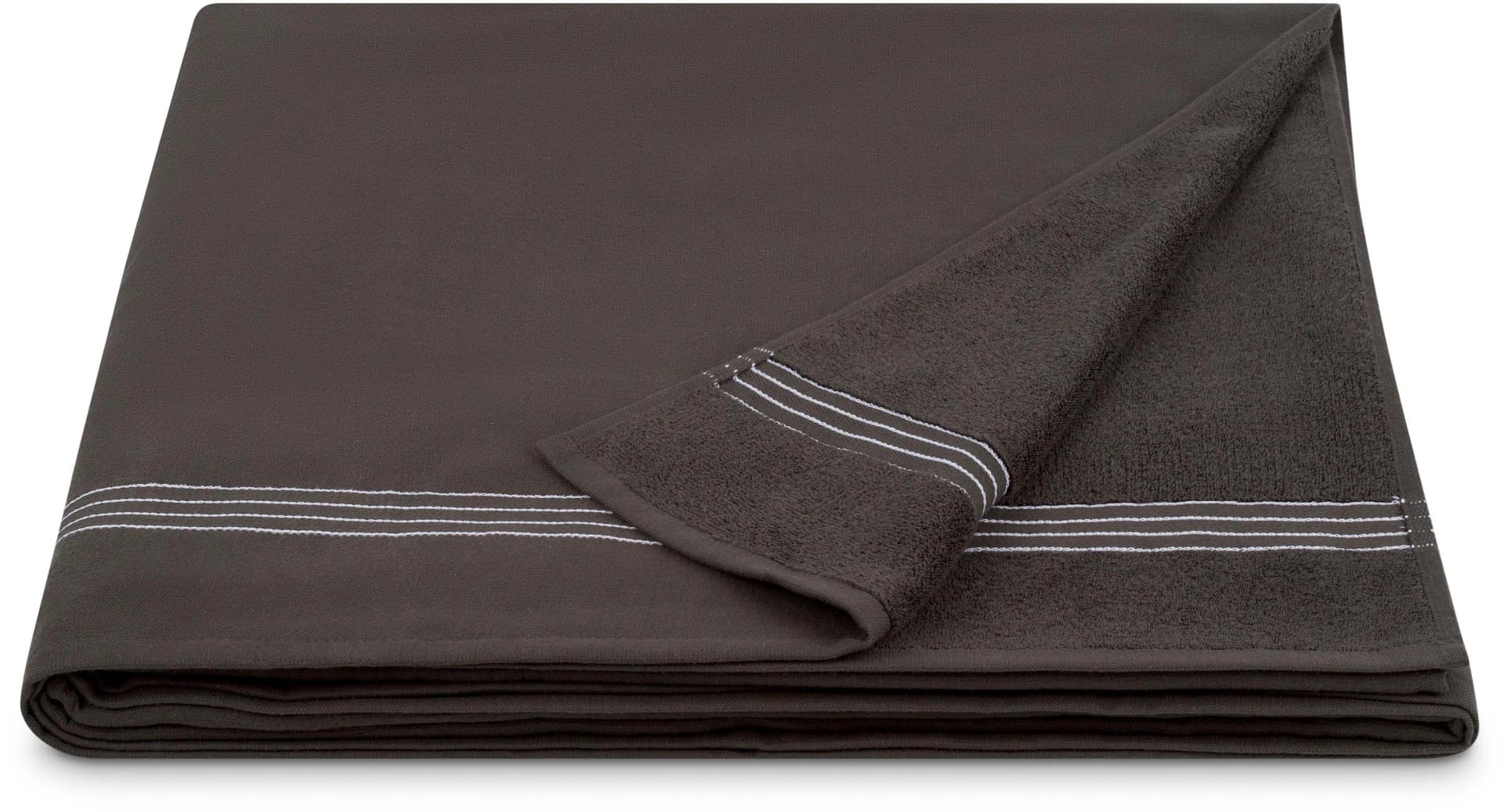 Hamamtuch ROSS MAXI - Anthrazit - 150x200cm - Frottier