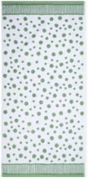ROSS Duschtuch Punkte Grün Weiß Frottier 70x140 cm Bild 1