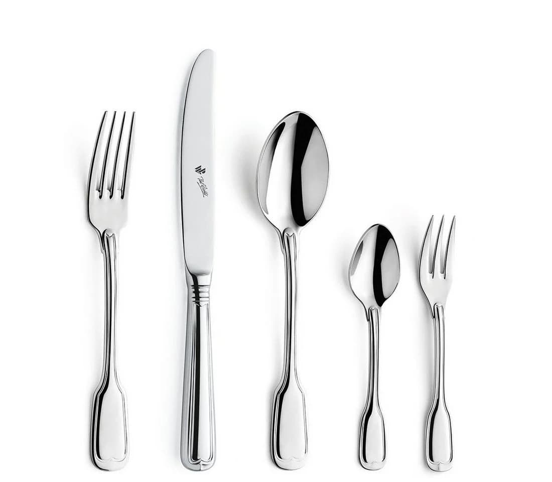 Paul Wirths Besteck-Set AUGSBURGER FADEN 30-tlg. Edelstahl Rostfrei 18/10 Silber - Bild 2