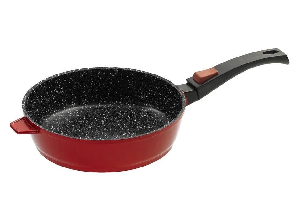 Bratpfanne KING, rot, Keramikbeschichtung, 24 cm, Induktion