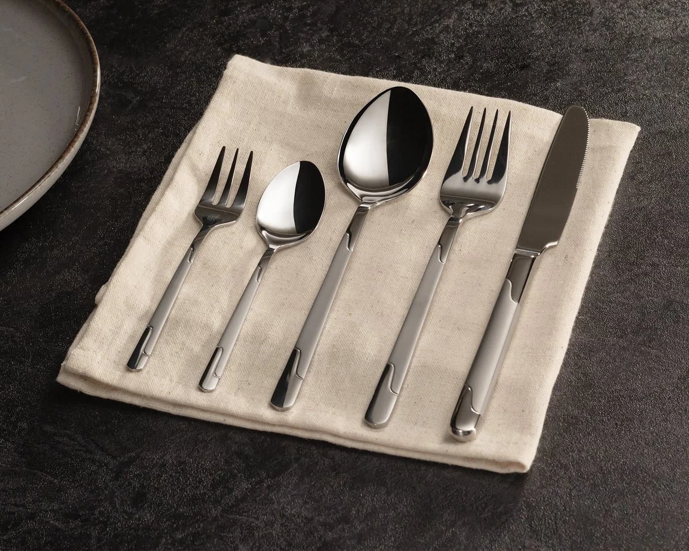 KING Besteck-Set HMC 31-tlg. Edelstahl 18/0 Silber für 6 Personen