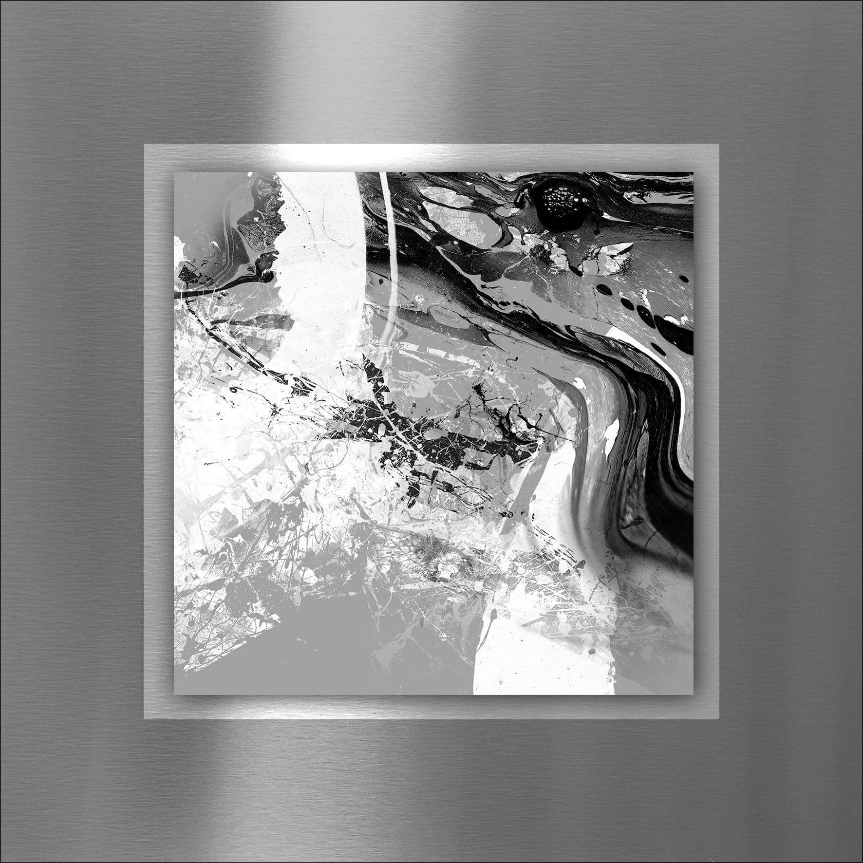 Pro Art Aludibondbild ABSTRACTWAVES Mehrfarbig