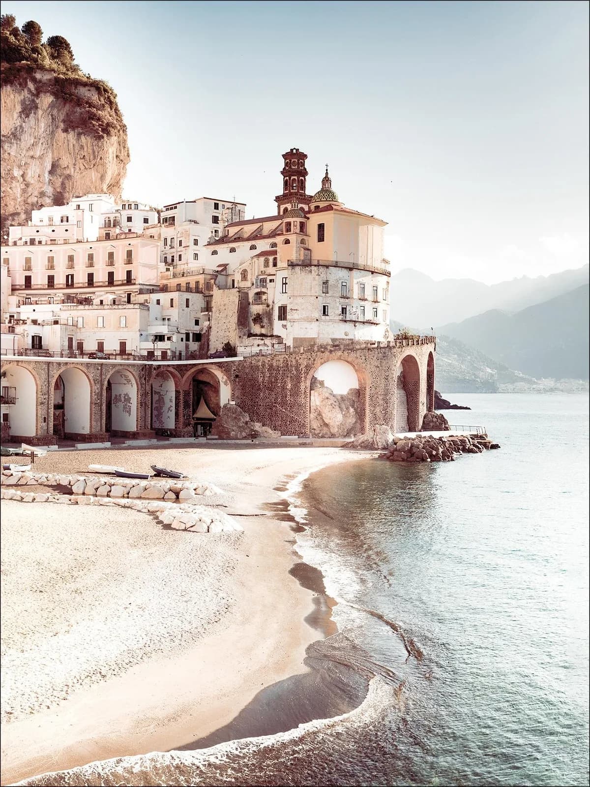 Keilrahmenbild PLACE IV Mediterranes Flair Kunstdruck