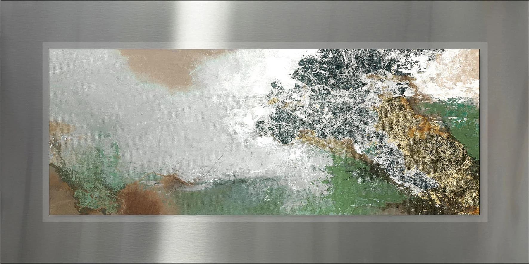 Aludibondbild EXPERIMENT III Metall Mehrfarbig