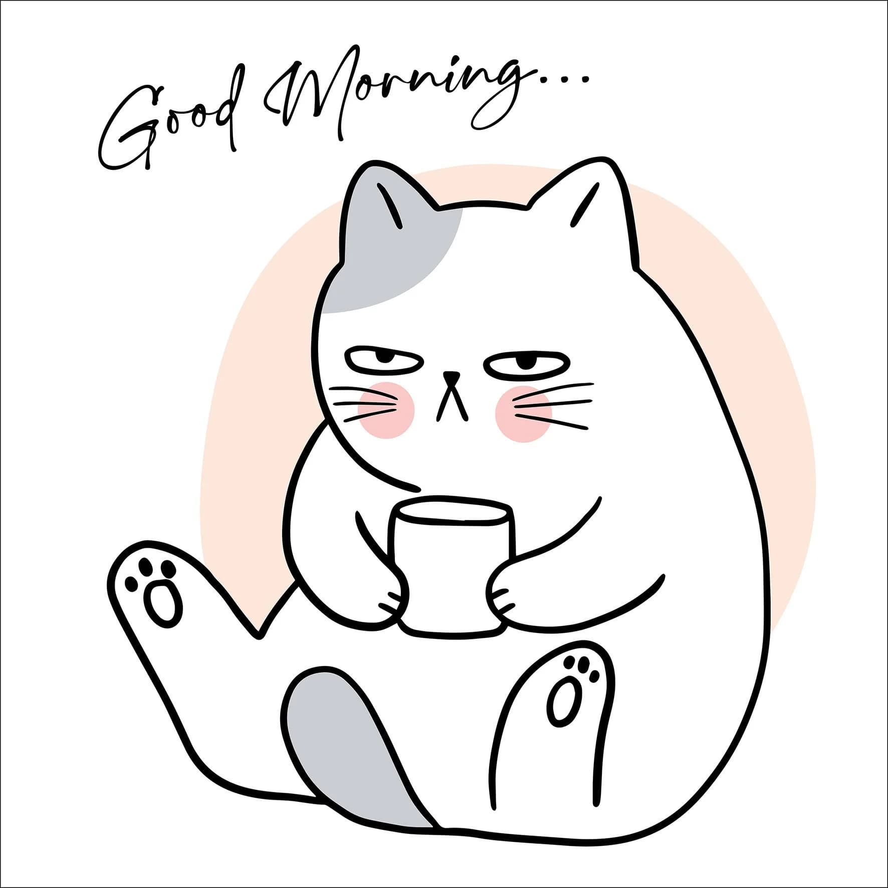 Keilrahmenbild GOOD MORNING Kunstdruck