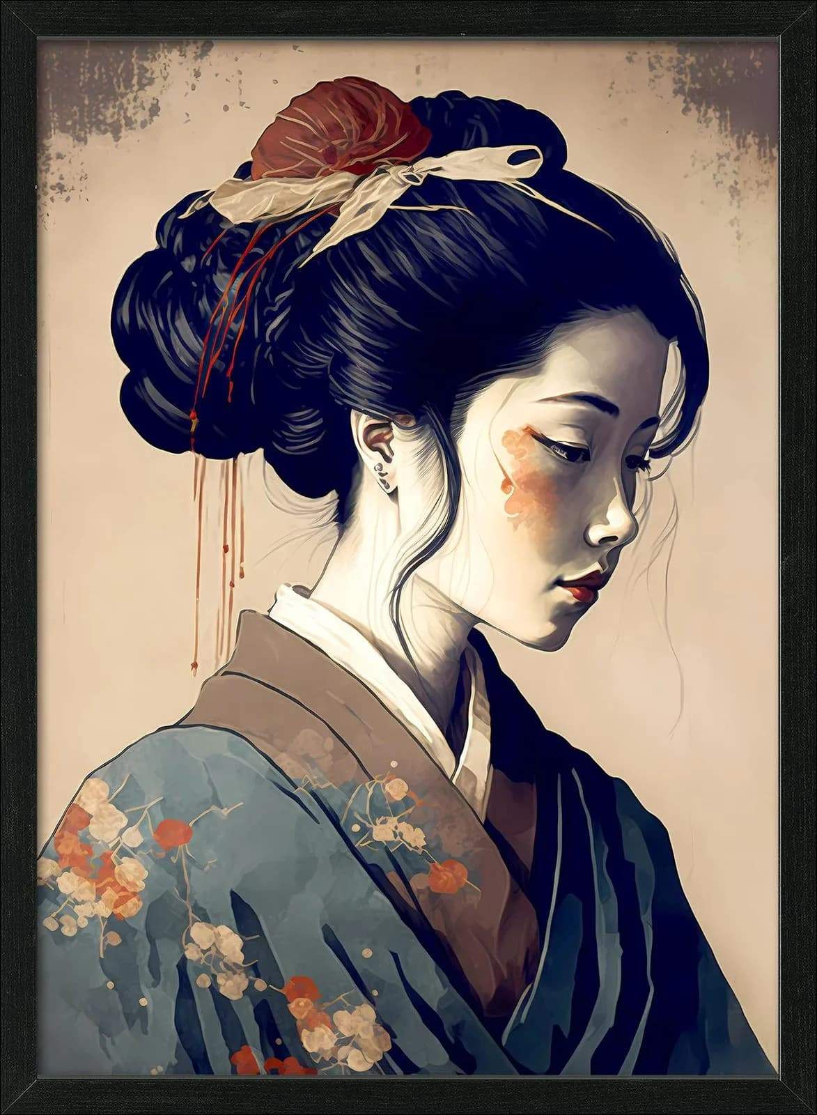 Pro Art Gerahmtes Bild GEISHA II Kunstdruck hinter Glas