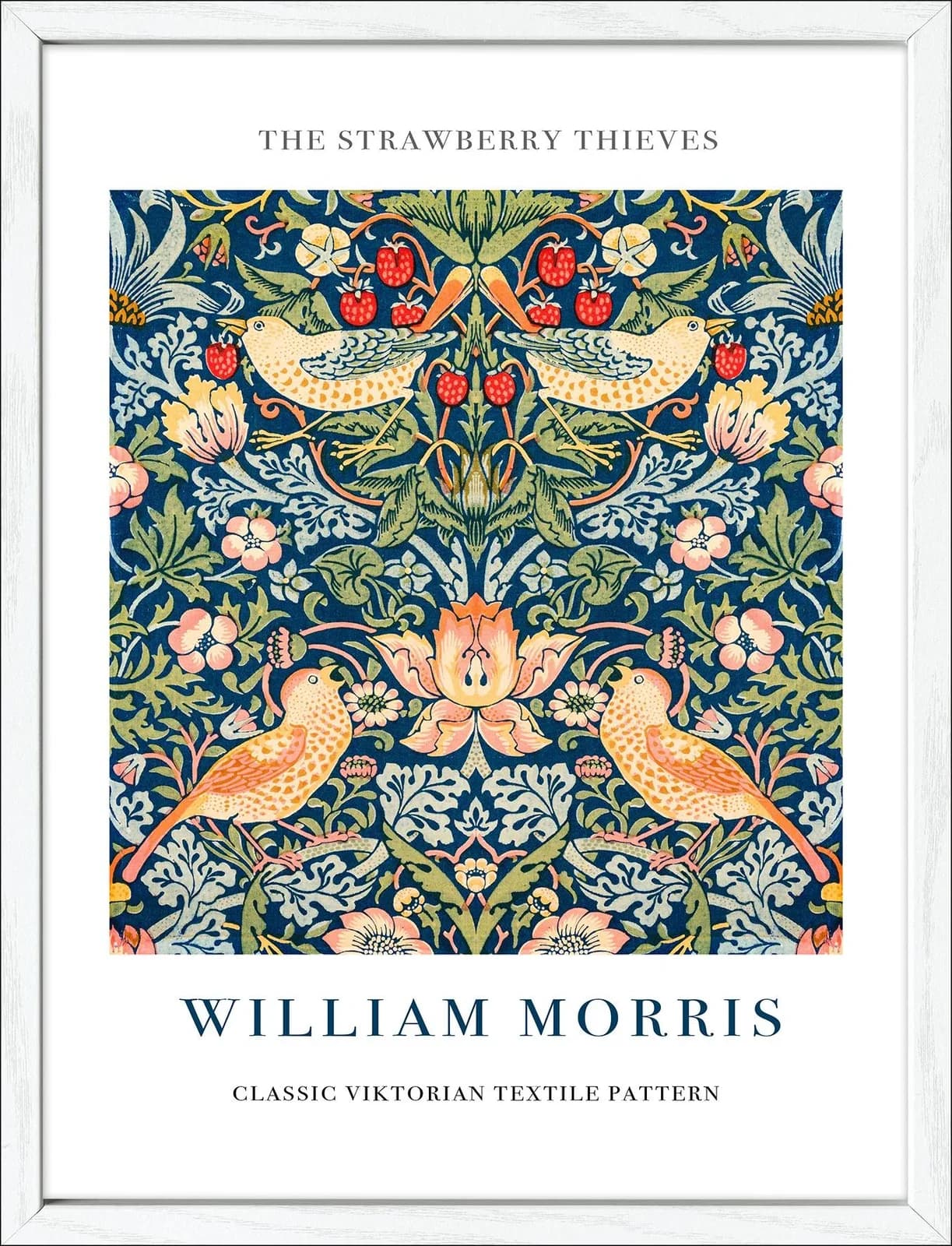 Pro Art Gerahmtes Bild Morris Strawberry Thieves Bunt