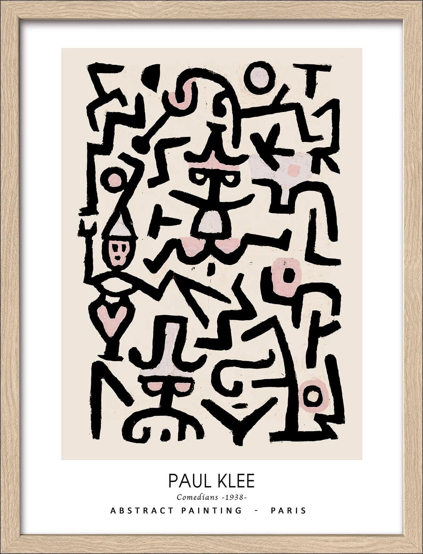 Pro Art Gerahmtes Bild Paul Klee COMEDIANS, 1938