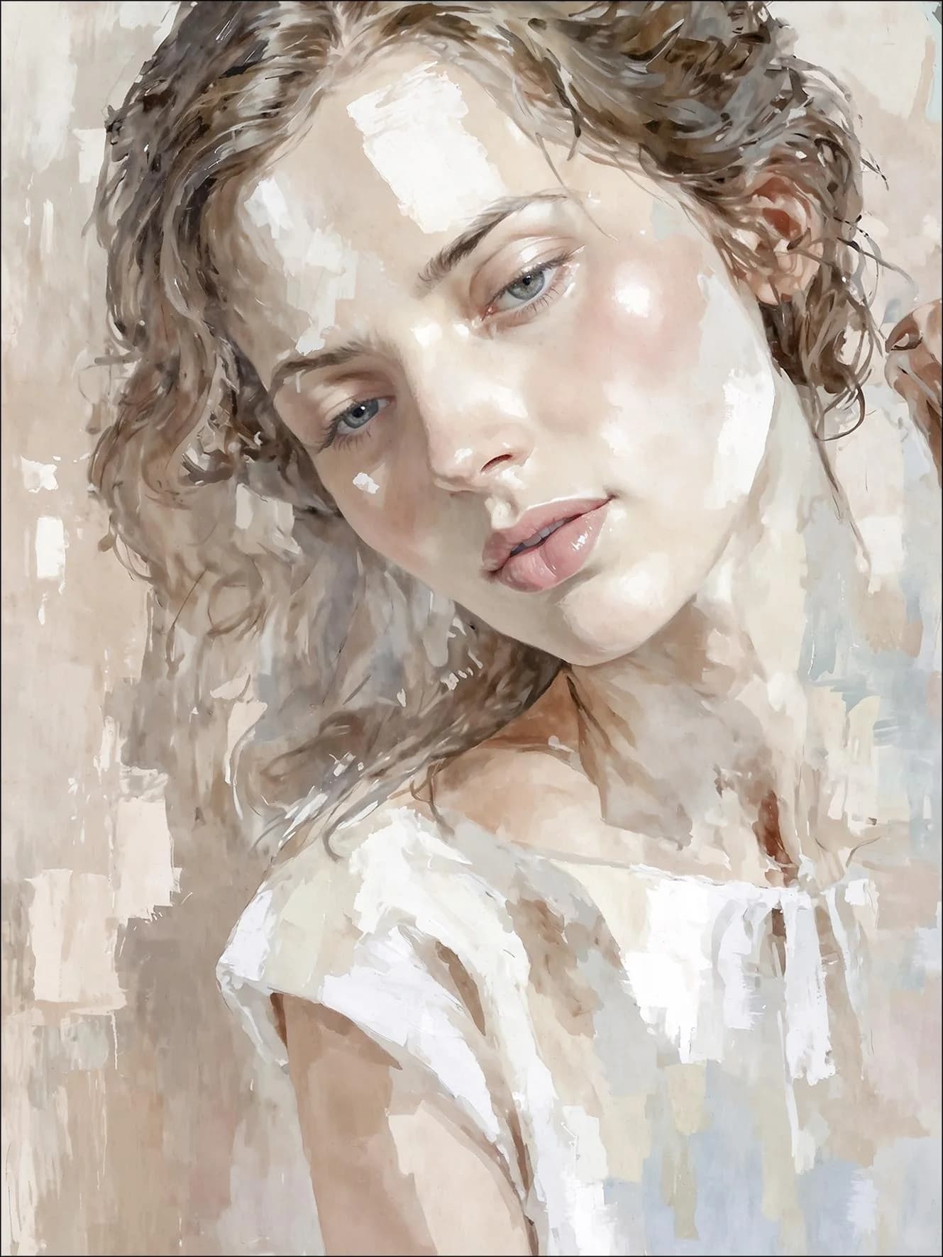 Pro Art Keilrahmenbild GIRL IN THE SUN Bunt Kunstdruck