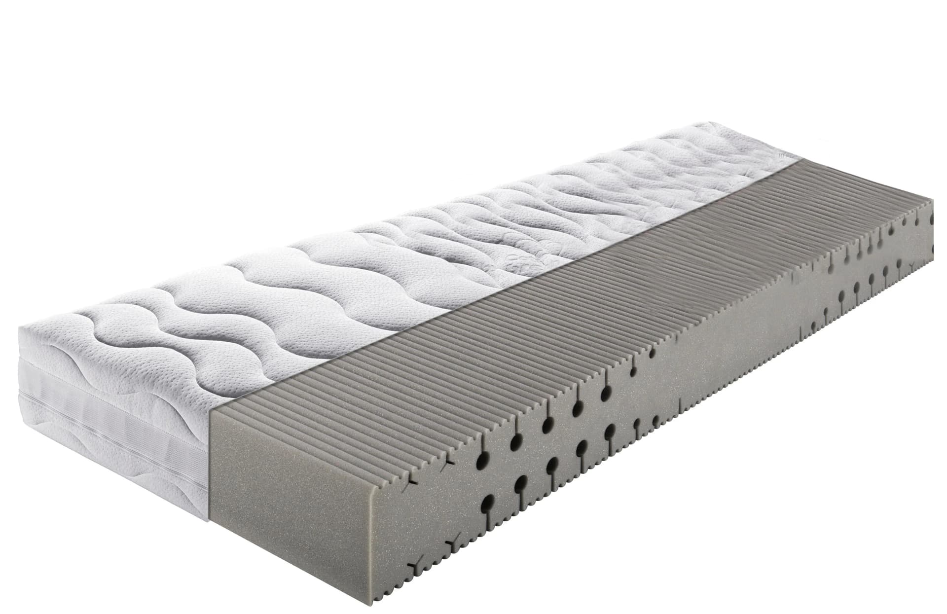 BRECKLE Kaltschaummatratze Pro Body S 592 7 Zonen Weiß