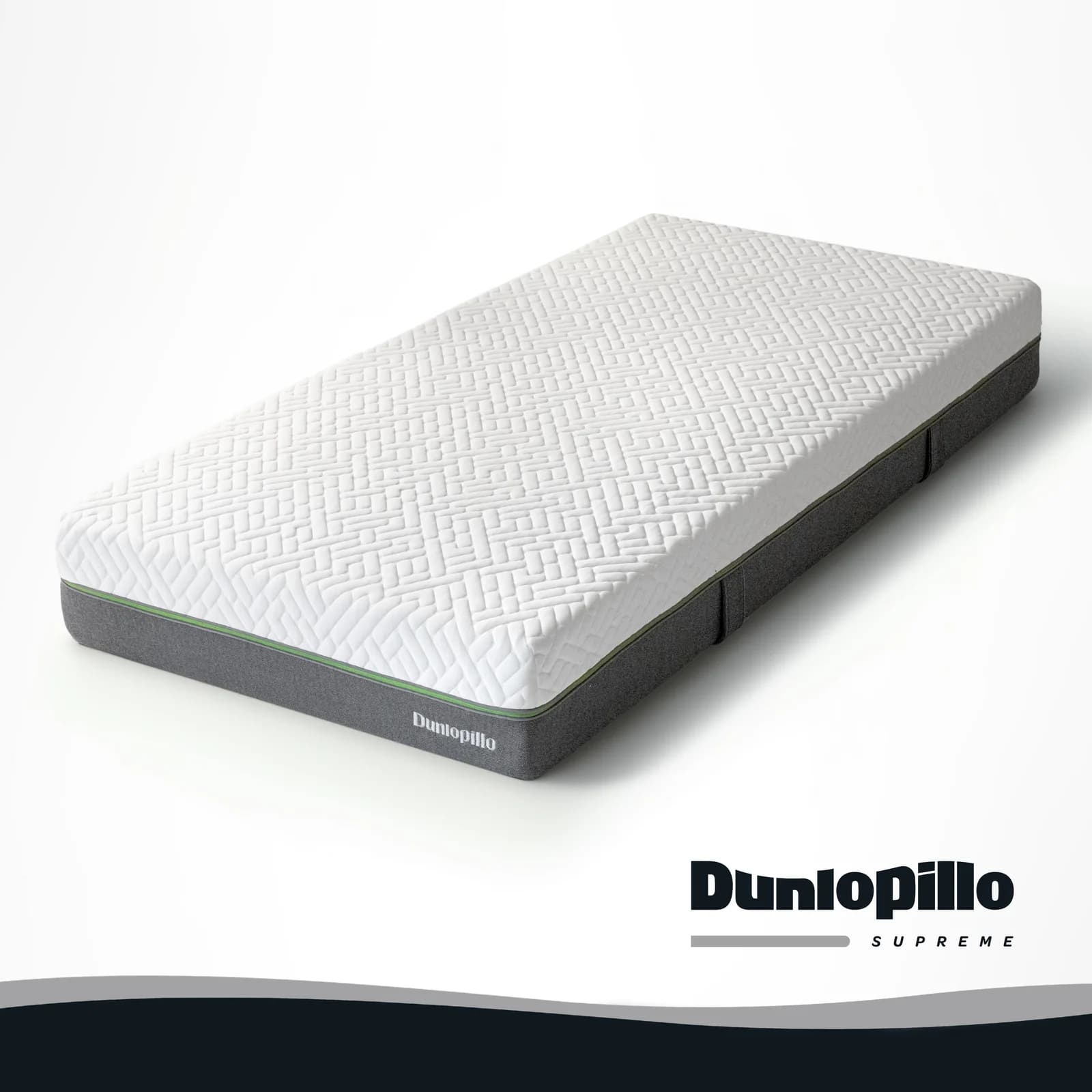 Dunlopillo Supreme T Taschenfederkernmatratze 7-Zonen Aquagel Weiß