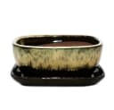 Exotenherz Bonsai-Schale Rechteckig Braun-Beige Keramik Bild 2