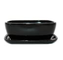 Exotenherz Bonsai-Schale Unterteller Schwarz Anthrazit Yixing Bild 2