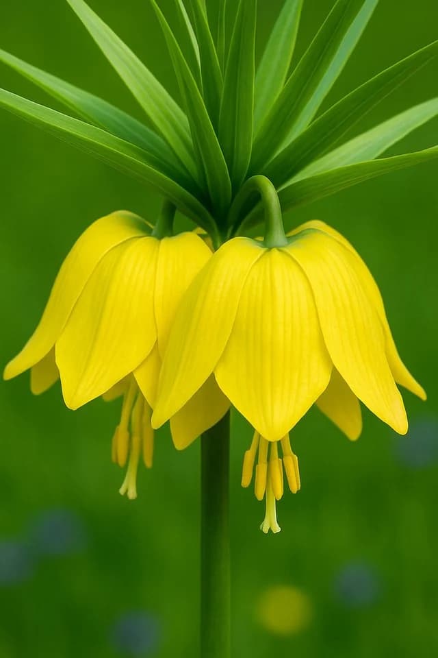 Exotenherz Kaiserkrone Fritillaria 'Lutea' Blumenzwiebeln Gelb (5 Stück) - Bild 3