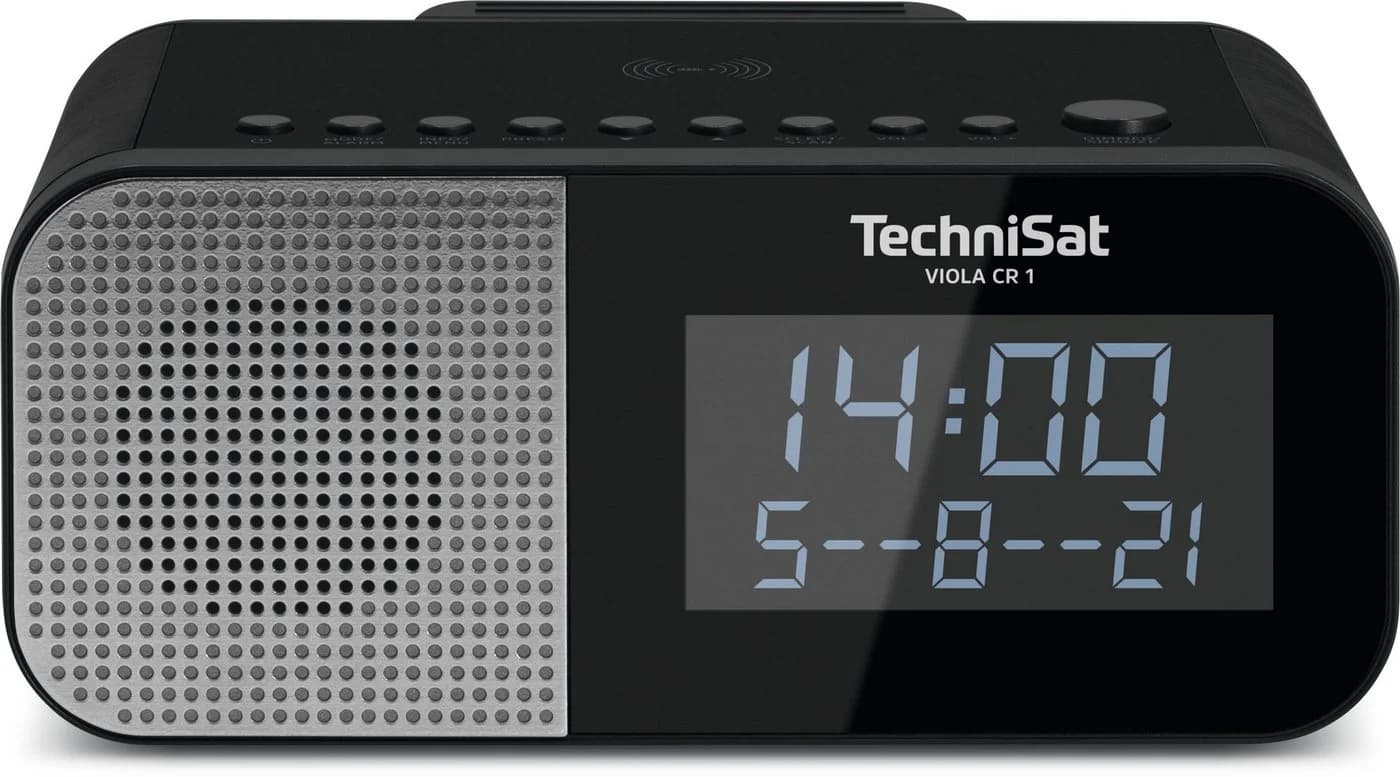 TechniSat Radiowecker VIOLA CR 1 Wireless Charging Schwarz - Bild 2