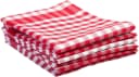 STUCO Geschirrtuch Set Vichy Rot-Weiß 6-tlg. 100% Baumwolle Bild 1