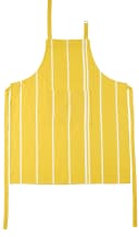 stuco Kochschürze Streifen Sonnengelb/Weiß mit Tasche Bild 2