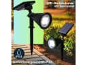 Casativo LED Gartenstrahler Solar mit Dämmerungssensor & Erdspieß Bild 5