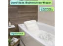 Casativo Badewannenkissen mit Nackenstütze und Saugnäpfen Bild 3