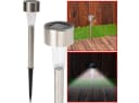 Casativo Mini-LED Solarleuchte Edelstahl IP44 mit Erdspieß Bild 2
