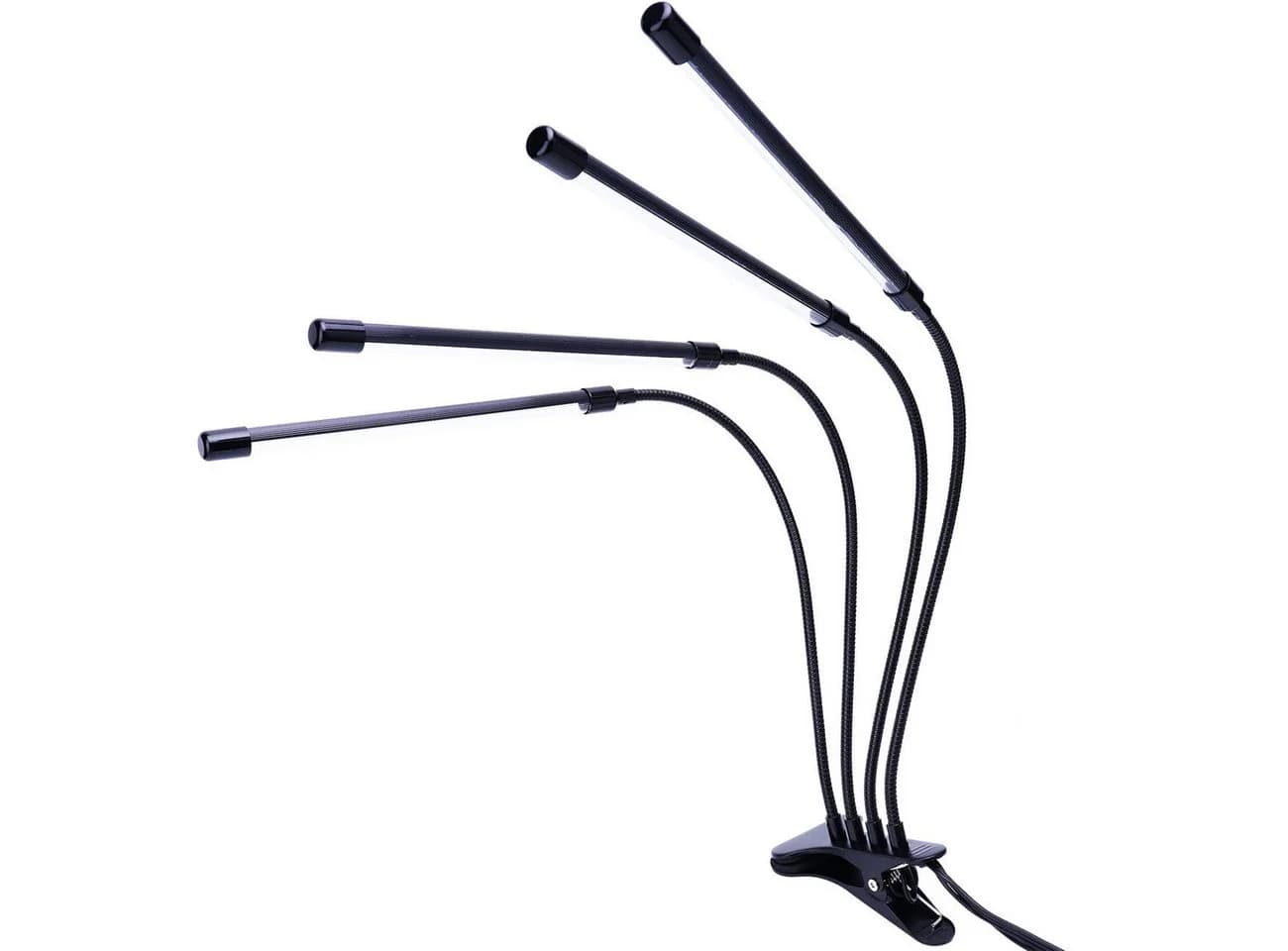Casativo 4-Armige LED Pflanzenlampe Vollspektrum mit Timer & Dimmer