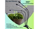 Casativo 4-Armige LED Pflanzenlampe Vollspektrum mit Timer & Dimmer Bild 4