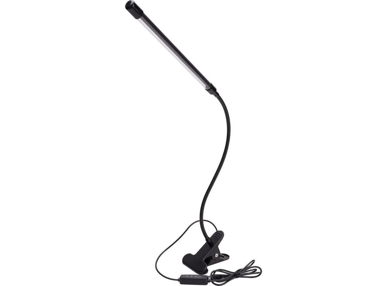 Casativo LED-Pflanzenlampe 360°-Schwanenhals 20 LEDs Schwarz