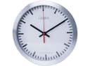 Casativo Funk-Wanduhr Ø25cm Aluminium Glas DCF-Empfang Silber/Weiß Bild 1