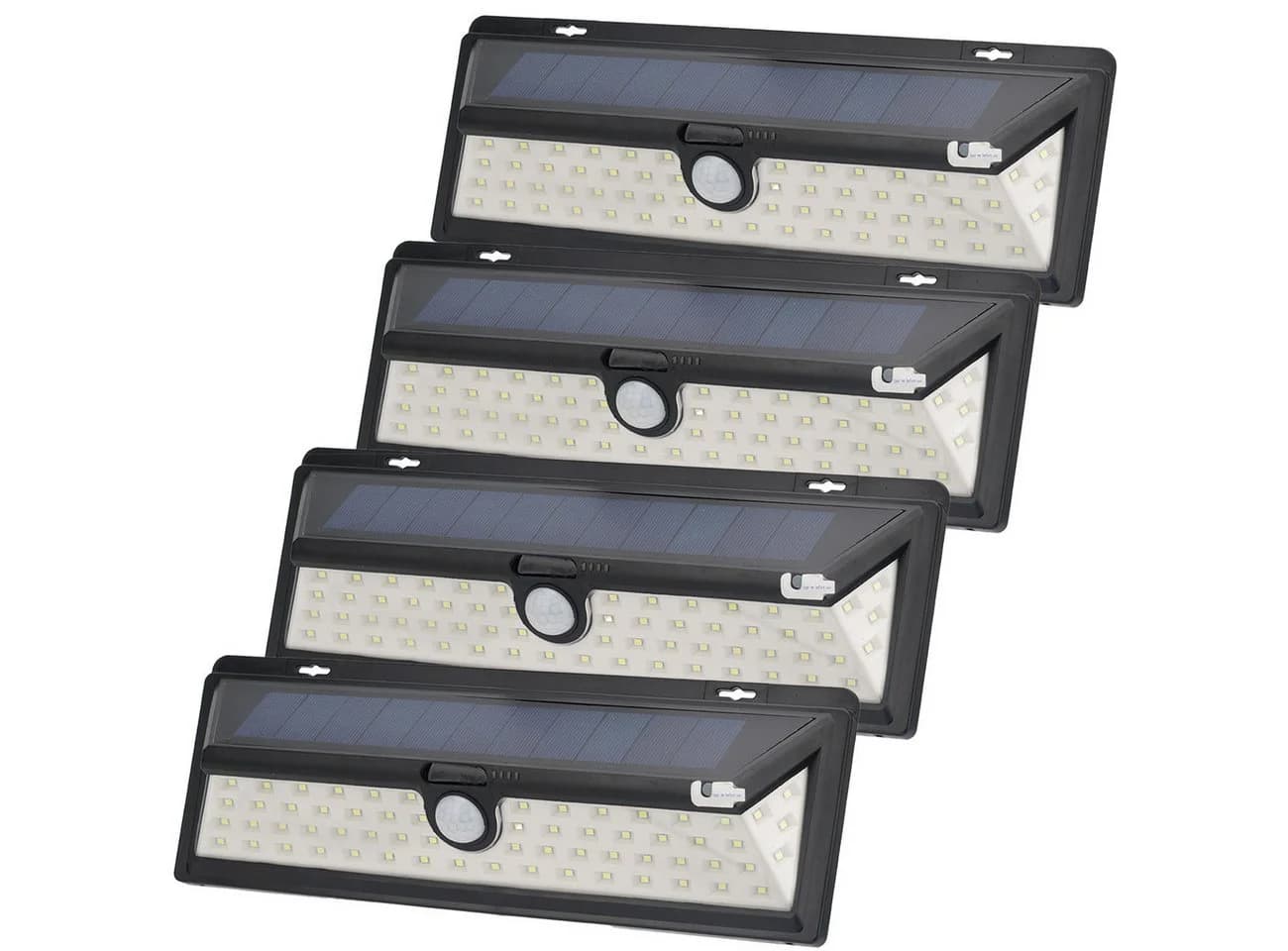 Casativo Solar-Wandleuchte mit PIR-Sensor 66 LEDs 800 lm - Bild 2