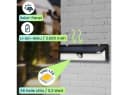 Casativo Solar-Wandleuchte mit PIR-Sensor 66 LEDs 800 lm Bild 5